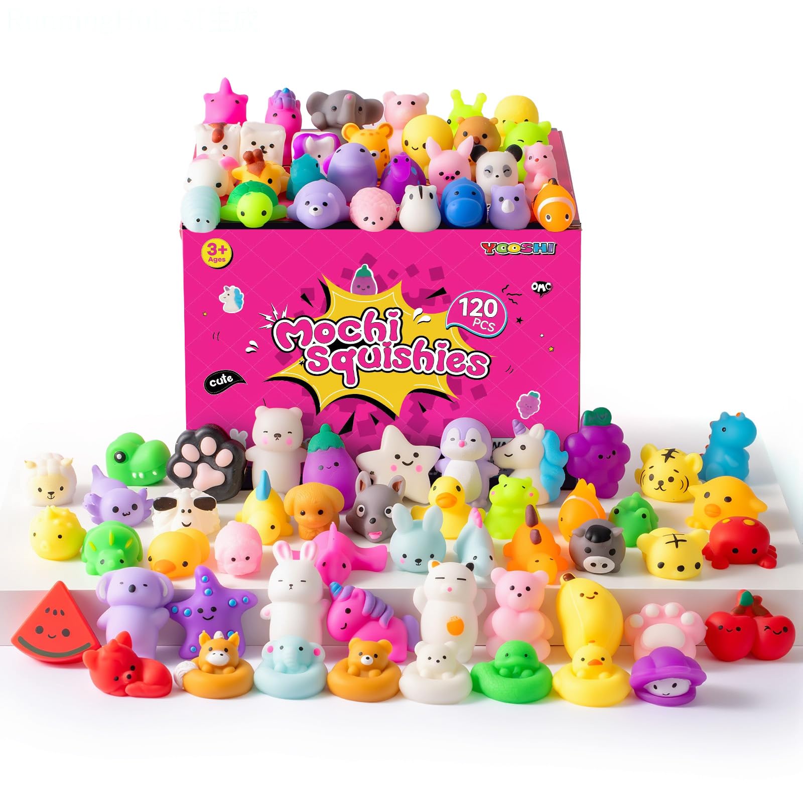 Amazon.com: 30 Pack Squishy Toys for Kids, Mini Mochi Squishies